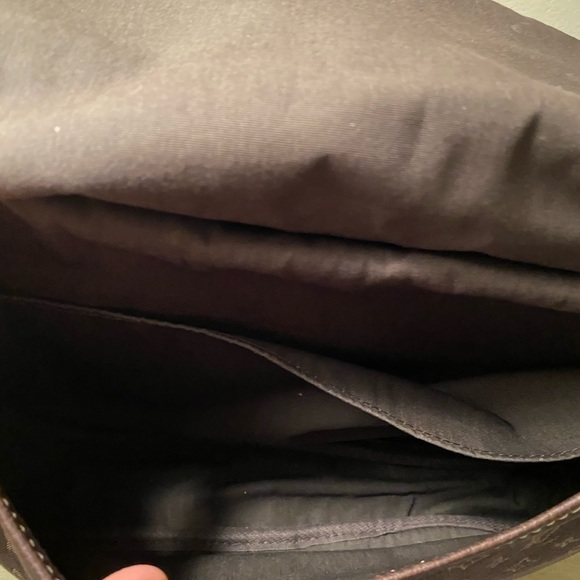 SOLD• LOUIS VUITTON SAUMUR 30 MINI LIN DE - Picture 6 of 8